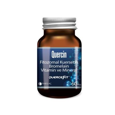 Quercin - Quercetin & Bromelain Dietary Supplement for Adults - 60 Capsules - Immune System Support