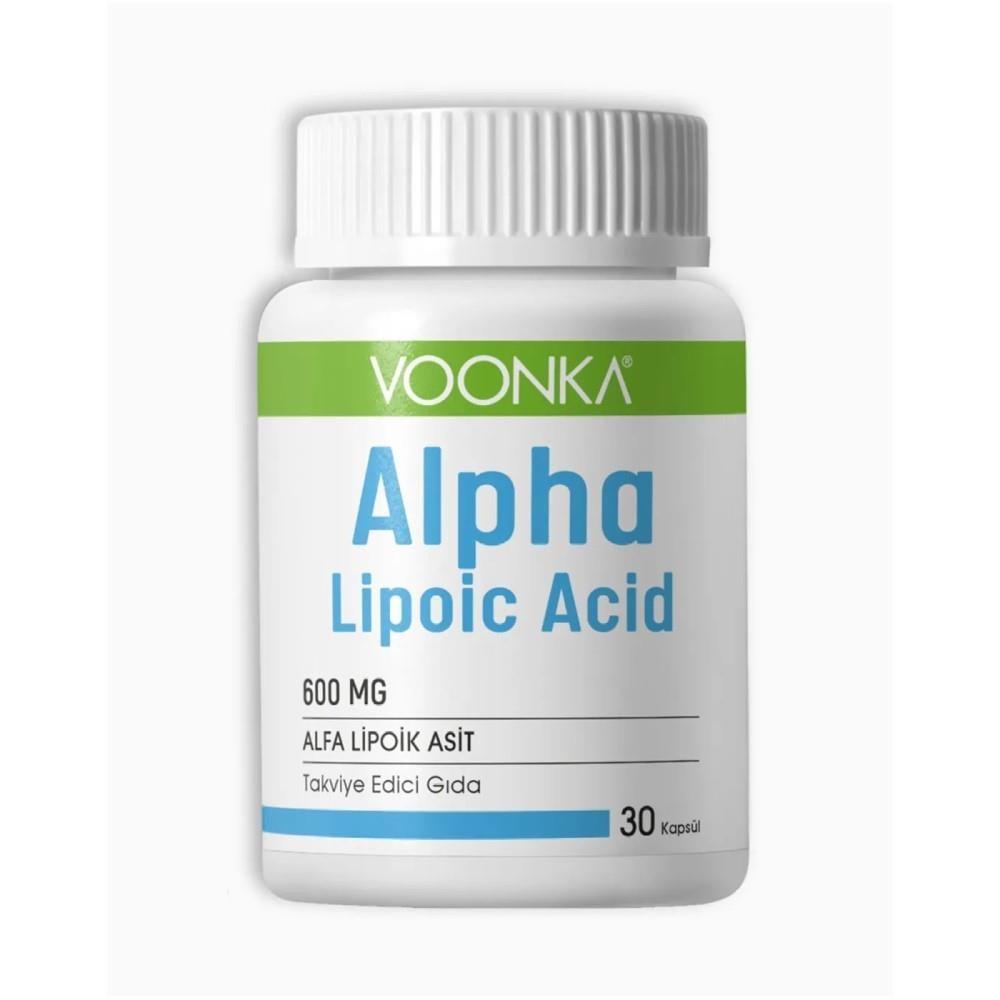 Voonka Alpha Lipoic Acid 600 mg - 30 Capsules