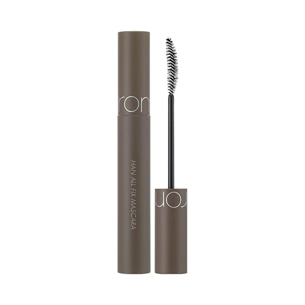 Rom&nd Han All Fix Mascara L02 Long Ash: Smudge-Proof, Long-Lasting Volumizing Korean Mascara for Enhanced Lashes