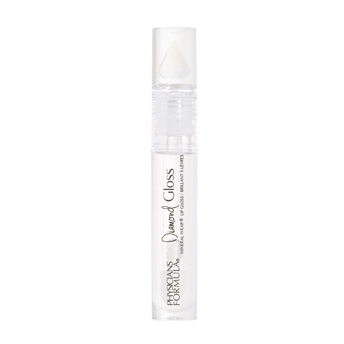 Physicians Formula Mineral Wear Diamond Lip Gloss - Crystal Clear, Moisturizing & Non-Sticky Lip Care