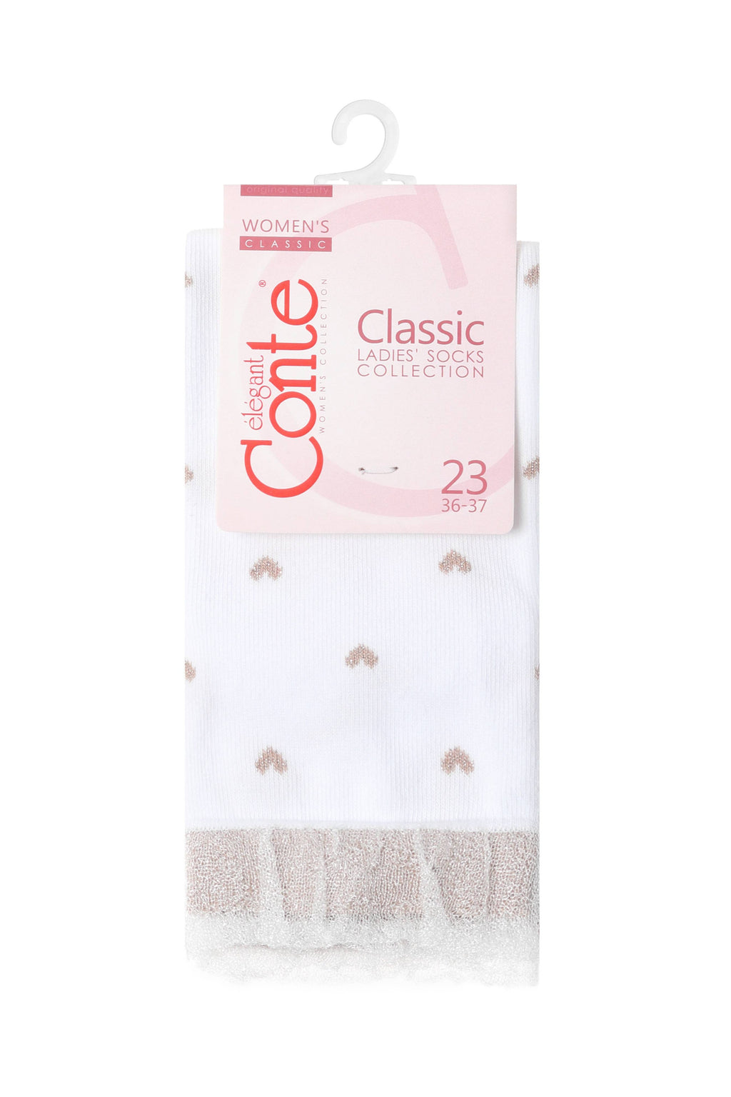 TheRanok.com Conte Cotton Socks Classic - 243 Airy Sole and Lurex — color detail