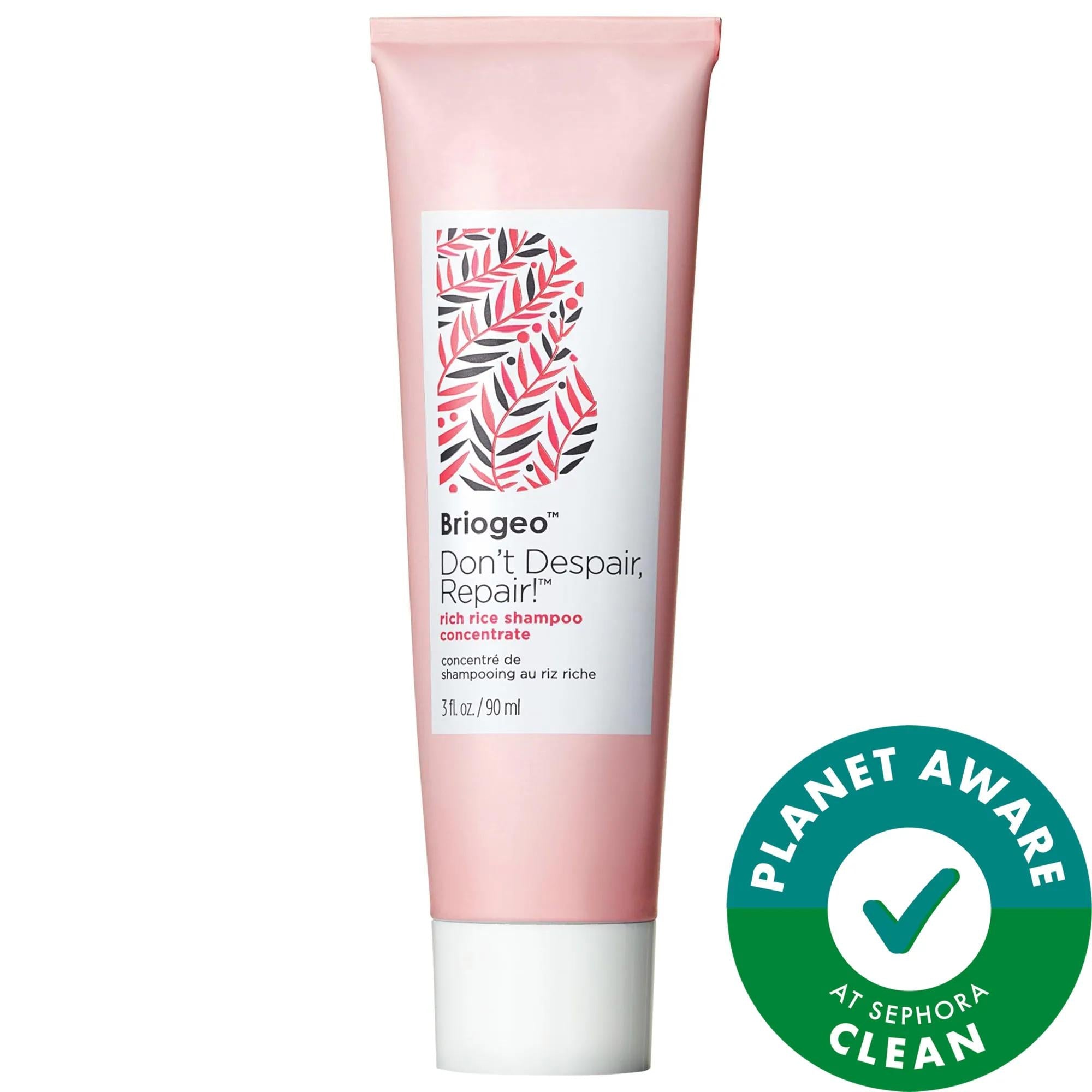 Briogeo Don't Despair, Repair. Rich Rice Water Shampoo Concentrate - Sulfate-Free, Vegan, and Cruelty-Free Hair Care
