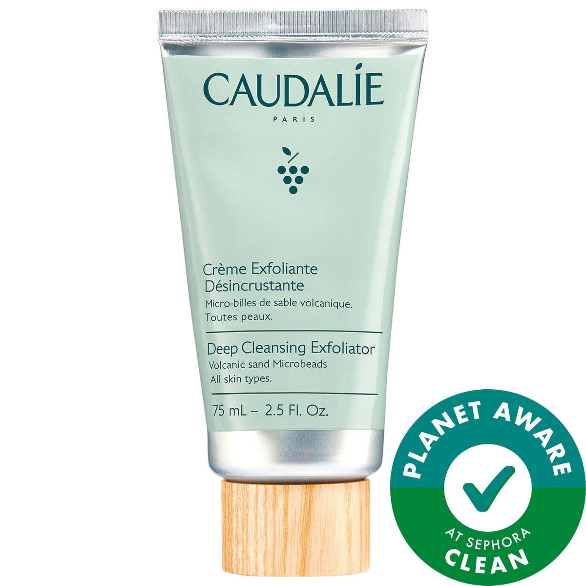 Dr. Hauschka Deep Exfoliating Cleanser - Natural Volcanic Sand Face Scrub for Smoother Skin, Vegan Skincare for Normal, Combination & Oily Skin Types