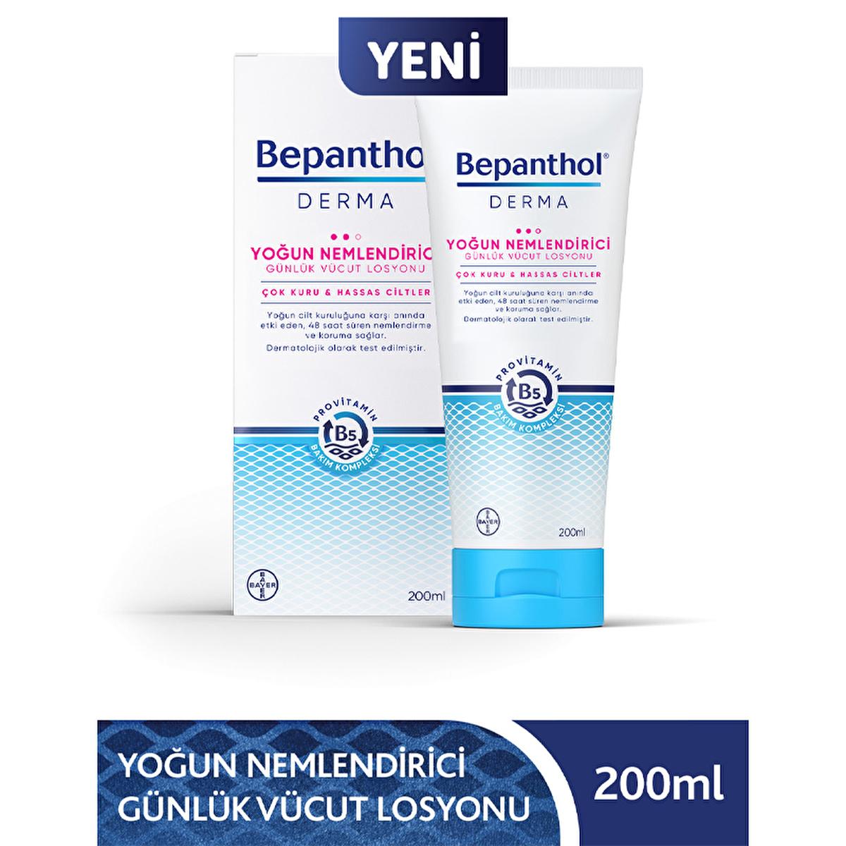 Bepanthol Derma Intense Moisturizing Body Lotion: Ultimate Hydration for Very Dry, Sensitive Skin - Soothing Relief & Daily Care