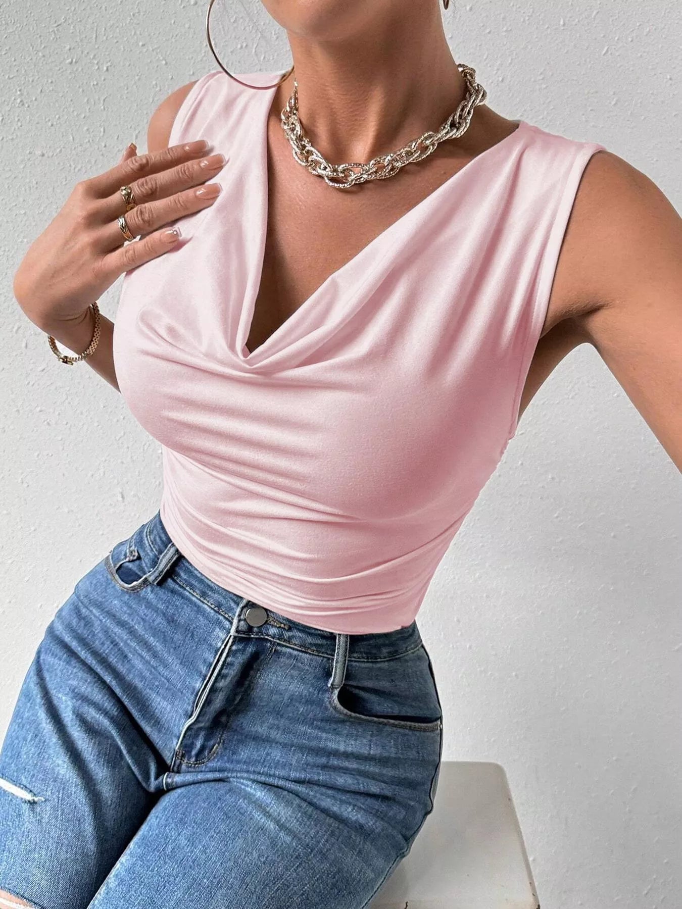 Cowl Neck Tank