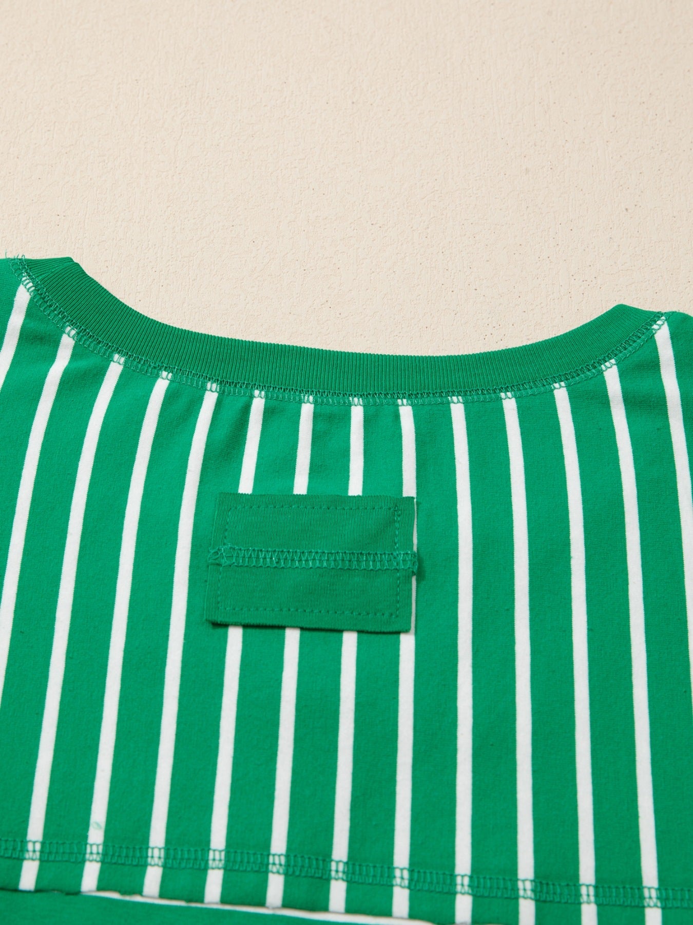 Striped Short Sleeve Relaxed-Fit T-Shirt