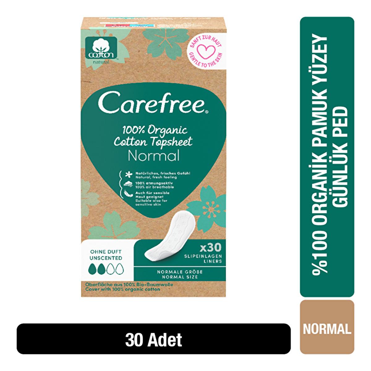 Carefree Organic Cotton Sanitary Pads - Soft, Hypoallergenic & Eco-Friendly Menstrual Protection for Sensitive Women