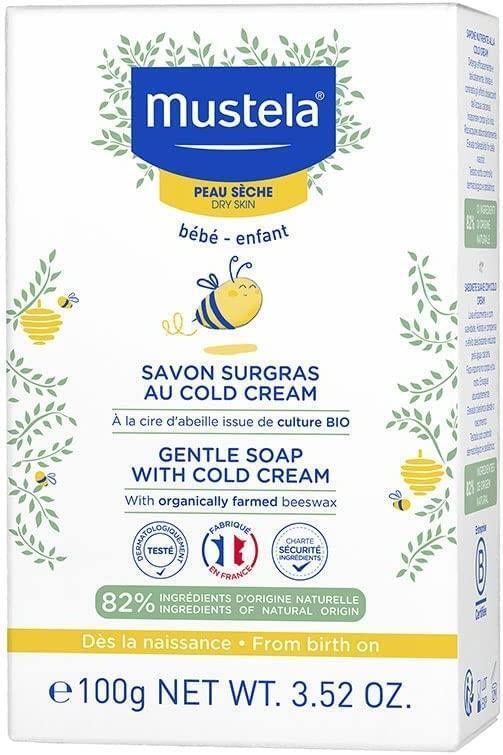 Mustela Cold Cream Soap - Gentle Cleansing Bar | 100g