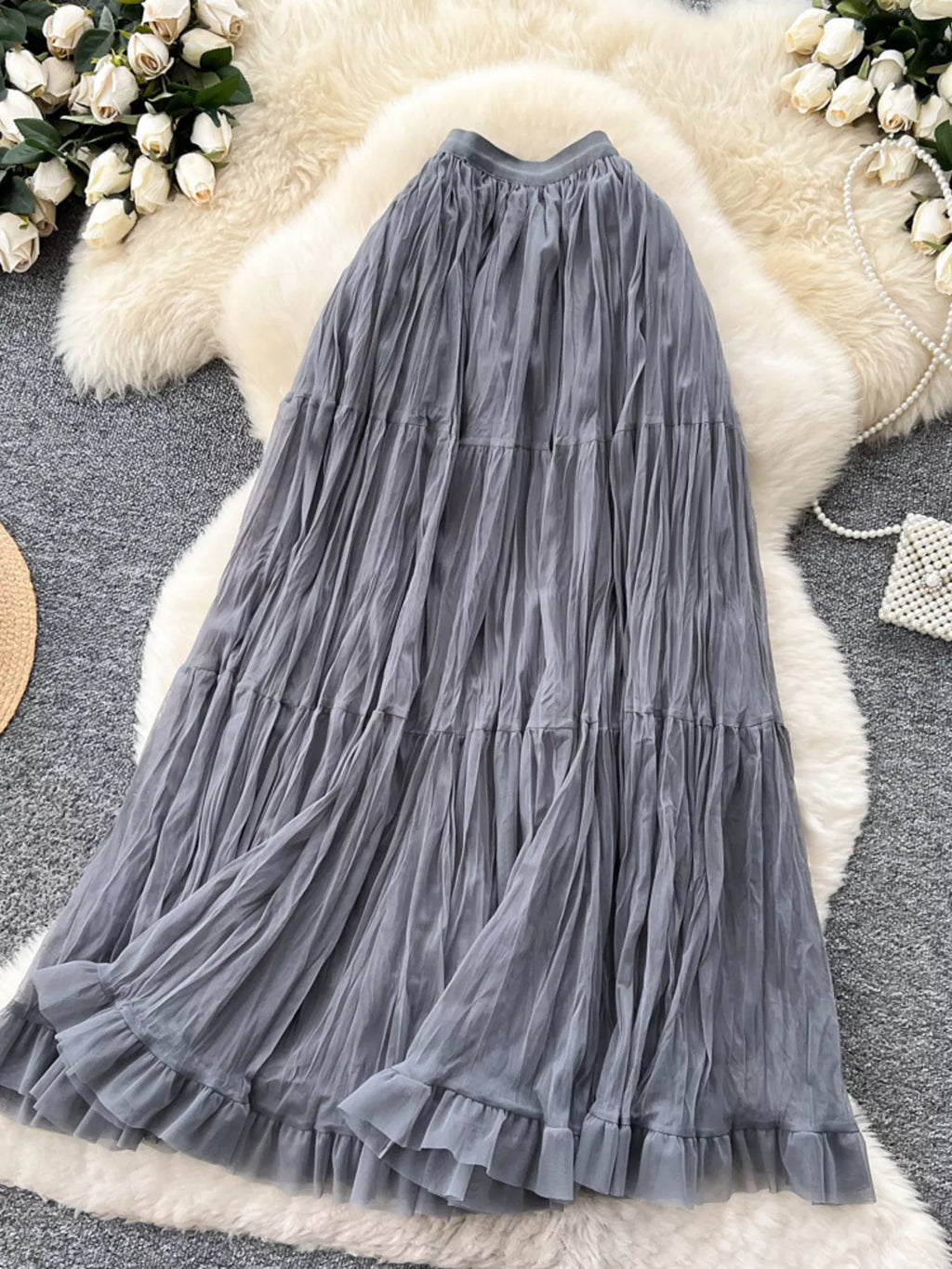 Tiered Tulle Skirt