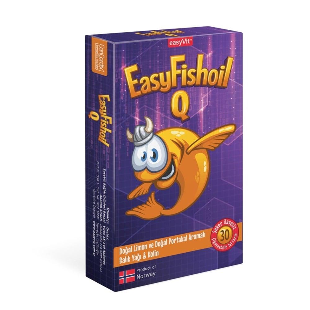 EasyFishoil Q Chewable Omega-3 for Kids - , and Vision - 30 Count