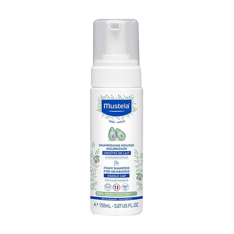 Mustela Baby Foam Shampoo for Newborns - Gentle, Tear-Free, 5.07 fl oz