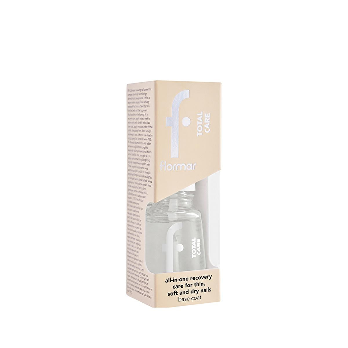 Flormar Total Repair Nourishing Nail Care Product & Polish Base - Transparent