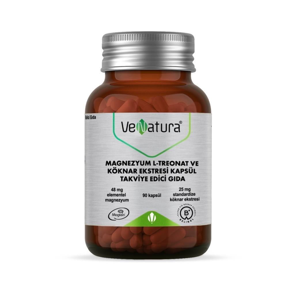 VeNatura Magnesium L-Threonate & Fir Extract - 90 Capsules