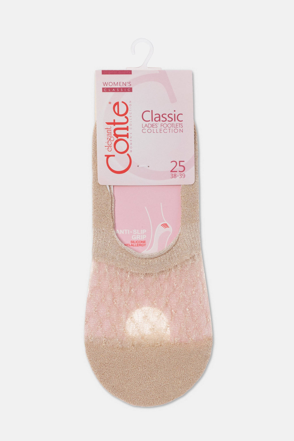 TheRanok.com Footlets Conte Classic - 236 Made of Viscose with Lurex — alternative angle