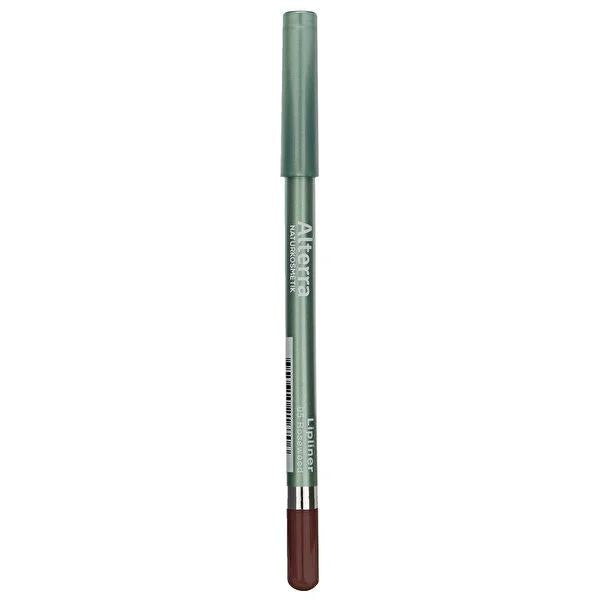 Alterra Organic Rosewood Lip Liner: Define & Enhance with Natural, Vegan Soft Texture - Dermatologically Tested