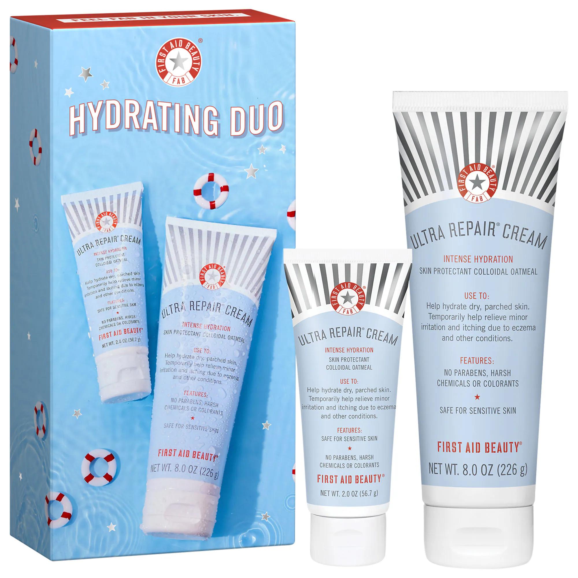 First Aid Beauty Ultra Repair Cream: Intense Hydration Face & Body Moisturizer for Dry, Sensitive Skin & Eczema Relief - Vegan & Cruelty-Free