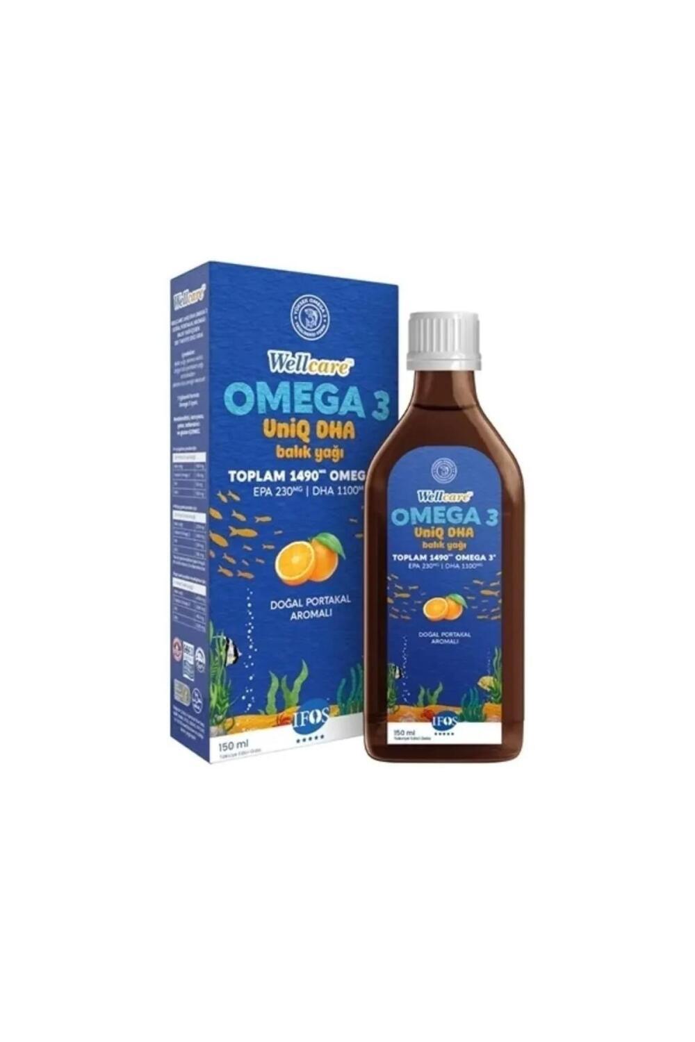 Wellcare Omega 3 UniQ DHA Fish Oil 150 ml