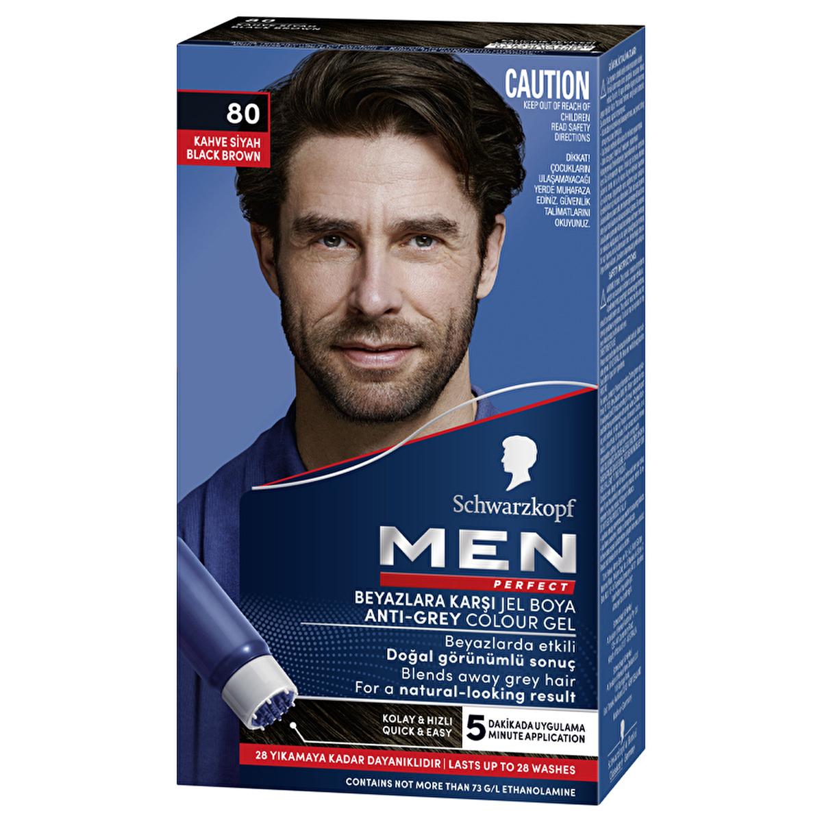 Men Perfect Hair Dye - Quick & Natural Looking Grey Hair Coverage for Men