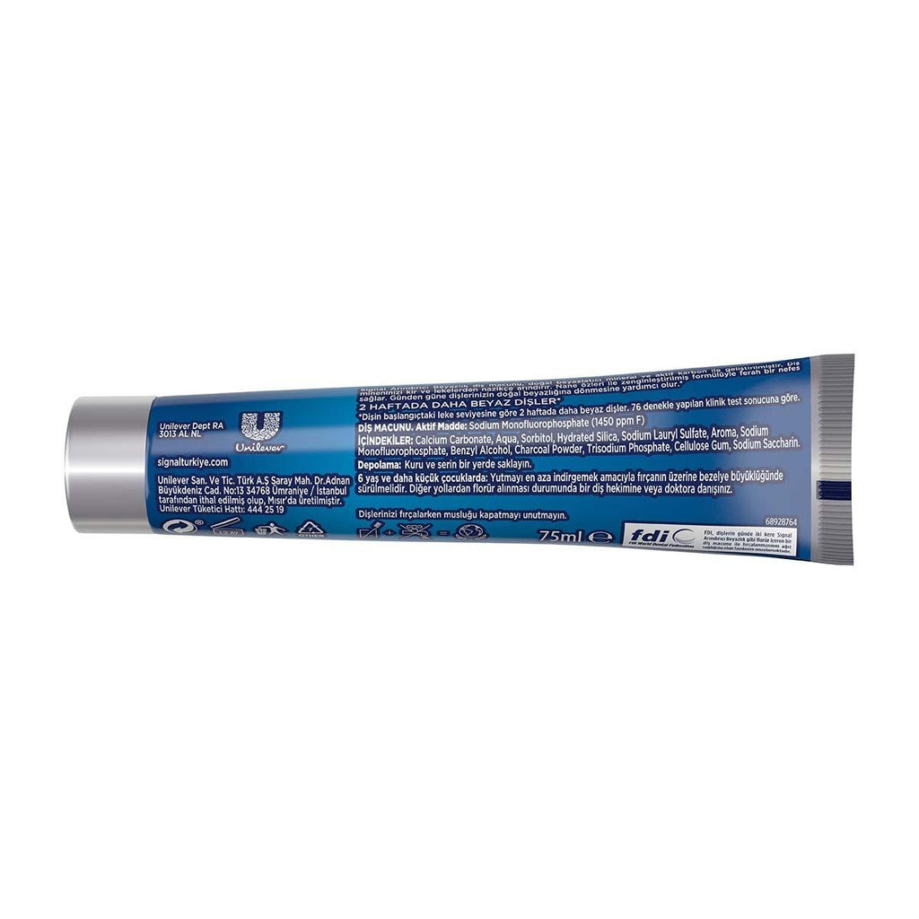 Signal White System Purifying Whitening Toothpaste - White Teeth, Fresh Breath