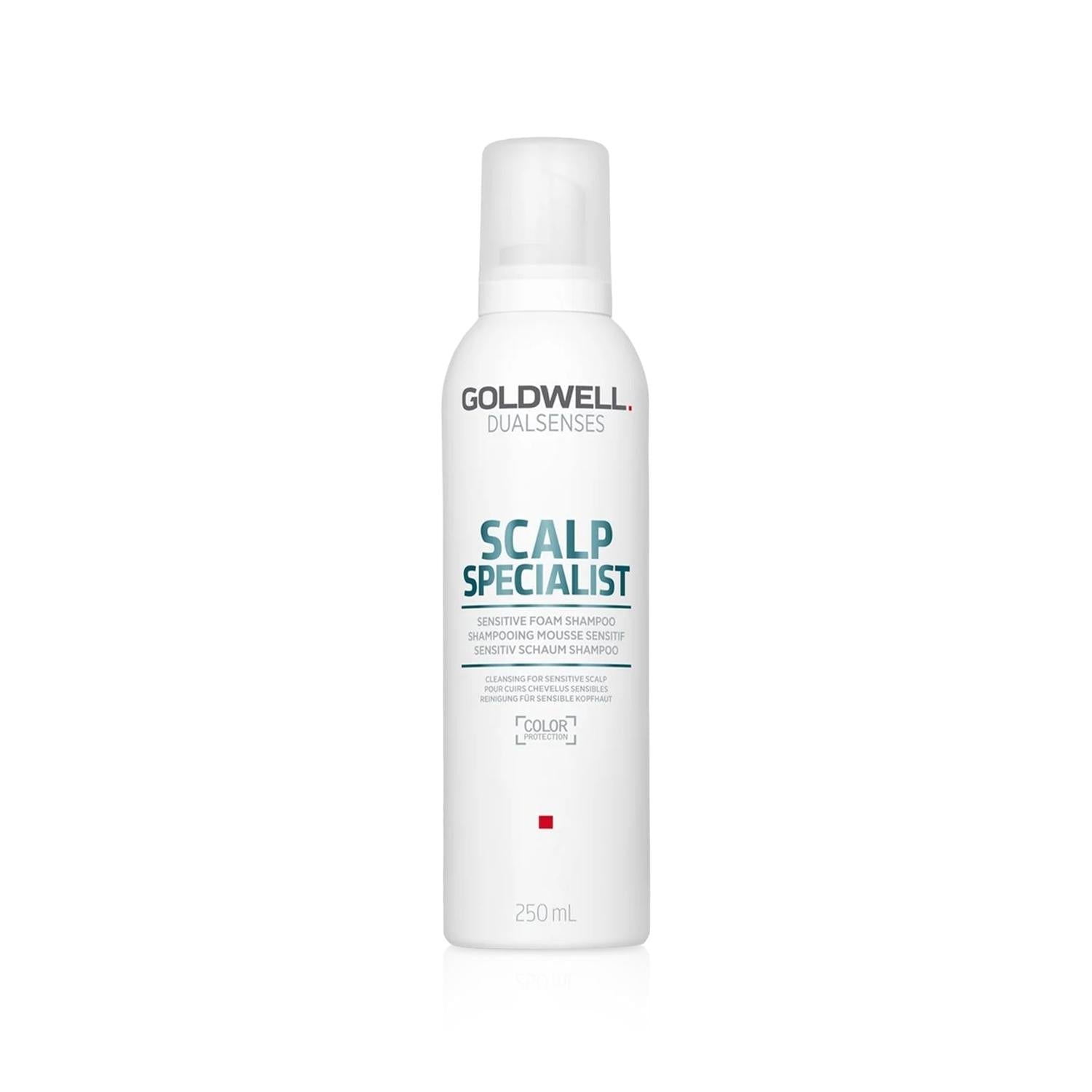 Goldwell Dualsenses Scalp Specialist Sensitive Scalp Shampoo - Gentle Foam Cleanser for Irritated Scalps, 8.45 fl oz