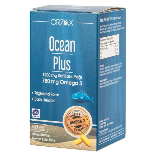 Ocean Plus Omega-3 Fish Oil Capsules - High-Dose EPA & DHA