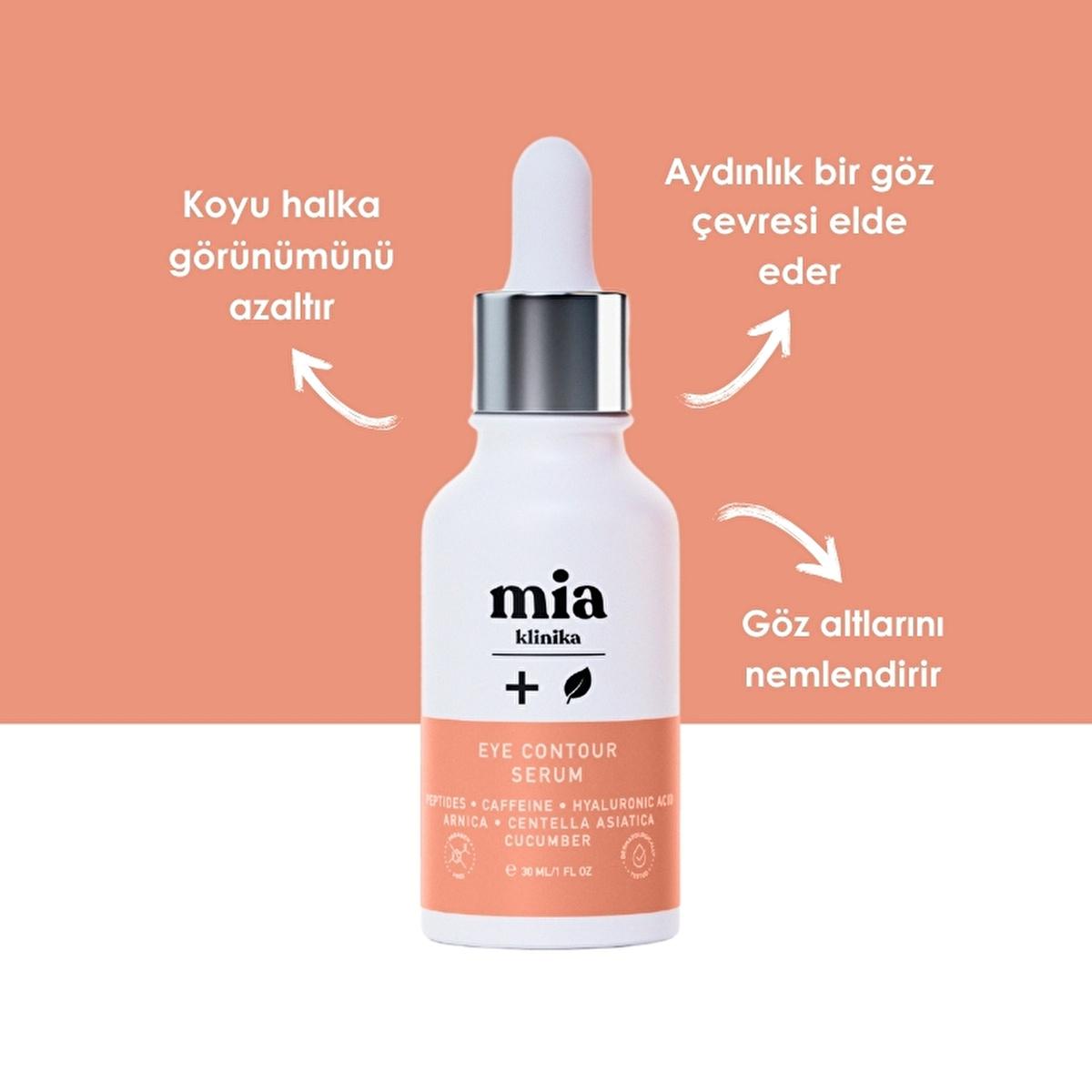 Mia Klinika Eye Care Serum - Reduce Dark Circles & Fine Wrinkles with Peptide Skincare