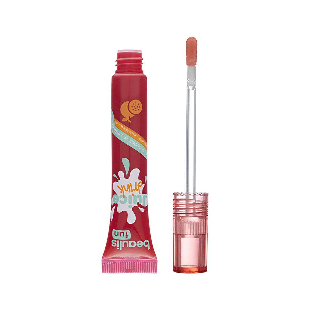 Beaulis Fun Juicy Drink Lip Gloss - Moisturizing, Flavored, Non-Sticky Shine
