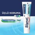 Signal Toothpaste Triple Protection with Fluoride & Calcium - 4.06 fl oz - Fresh Minty Flavor