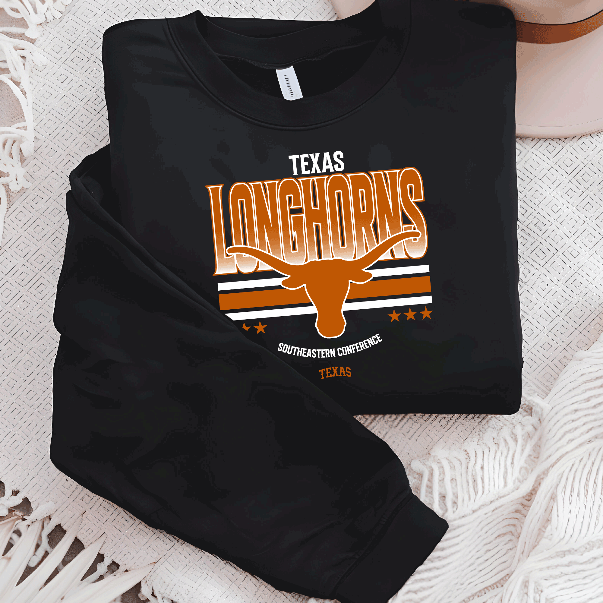 A Blessed Texas Mess Boutique University of Texas Football Shirts, Longhorns Football sweatshirts, SEC… — main product shot