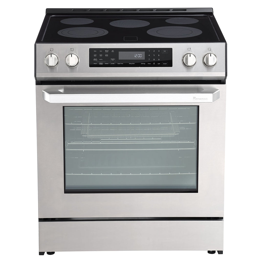 Rangaire 30" Electric Range Self-cleaning Air Fry True Convection Oven Slide-in Stainless Steel RRE303GS – Rangaire Appliance