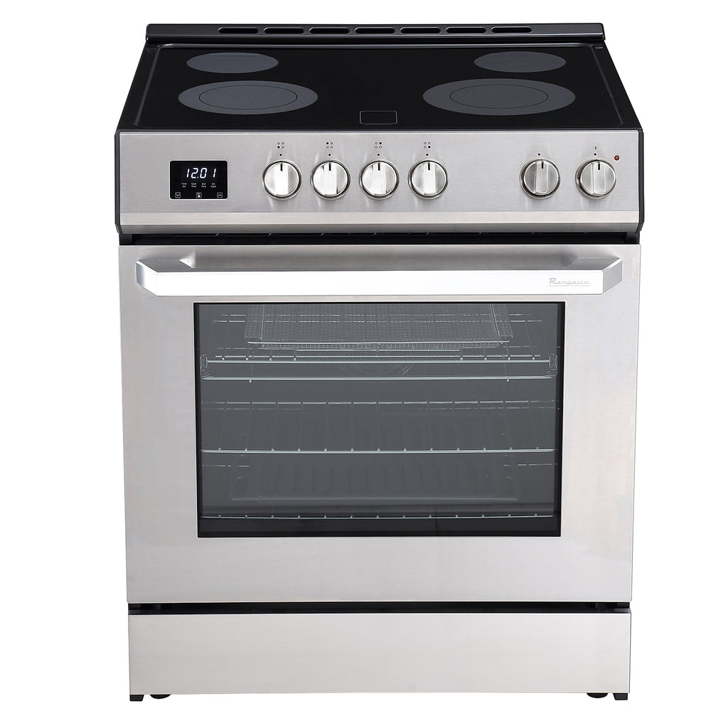 Rangaire 30" Electric Range AirFry Convection Oven Slide-in Stainless Steel RRE303TS – Rangaire Appliances