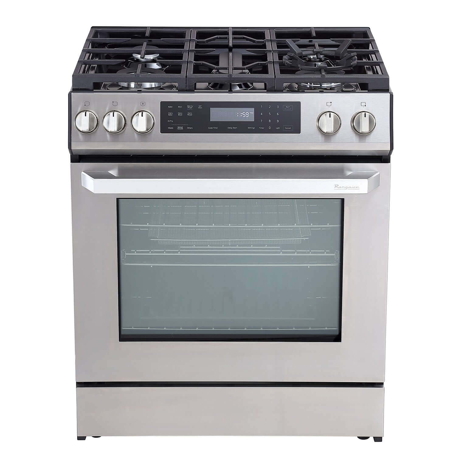 Rangaire 30" Gas Range Self-cleaning Air Fry True Convection Oven Slide-in Stainless Steel RRG303GS – Rangaire Appliances