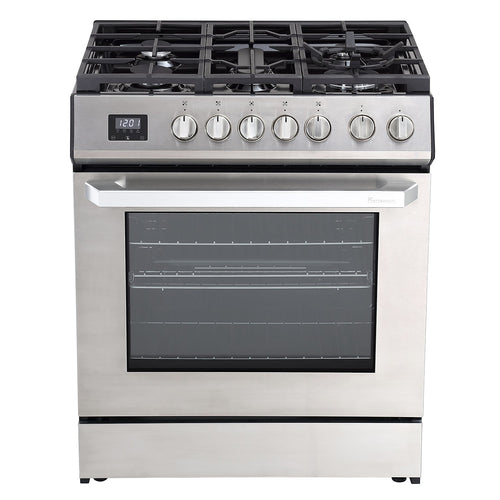 Rangaire 30" Gas Range Convection Oven Slide-in Stainless Steel RRG303TS – Rangaire Appliances