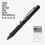 GPCA GP 1945 Bolt-Action Pen PRO — Titanium & Aluminum EDC — main product shot
