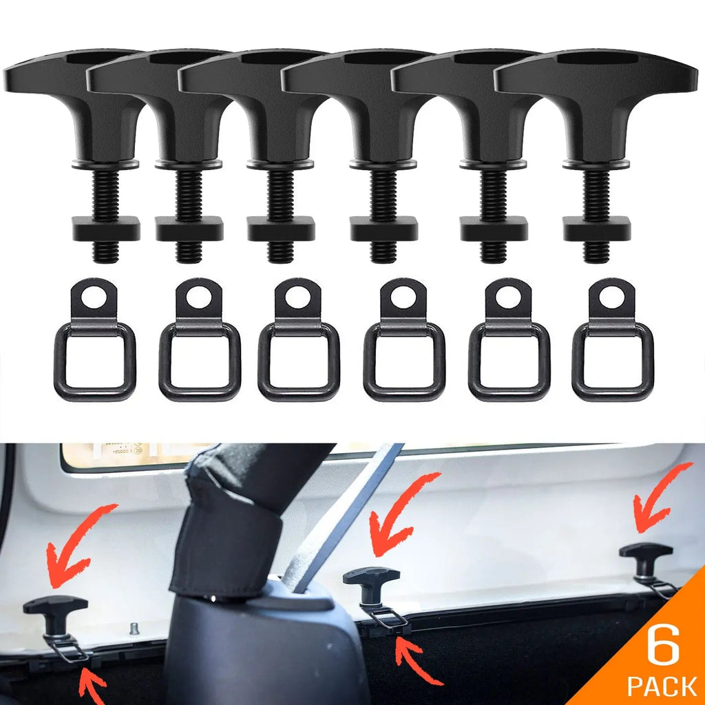 GPCA Jeep Wrangler Tie-Down Anchor PRO — Versatile Quick-Release — detail close-up