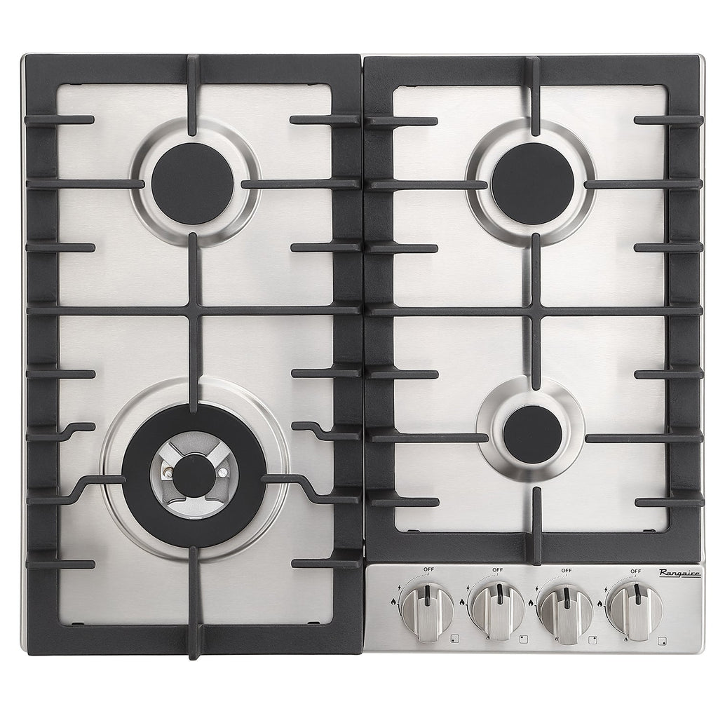 Rangaire 24" Gas Cooktop 4 Burners Stainless Steel RCG241S – Rangaire Appliances