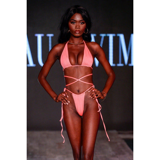 Beau Swim Megan Bikini Bottoms - Orange — main product shot