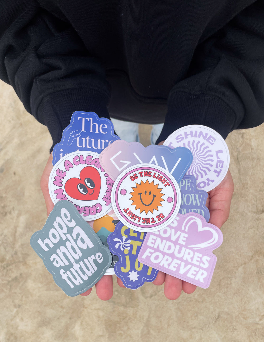 Elevated Faith 10 Random Stickers — alternative angle