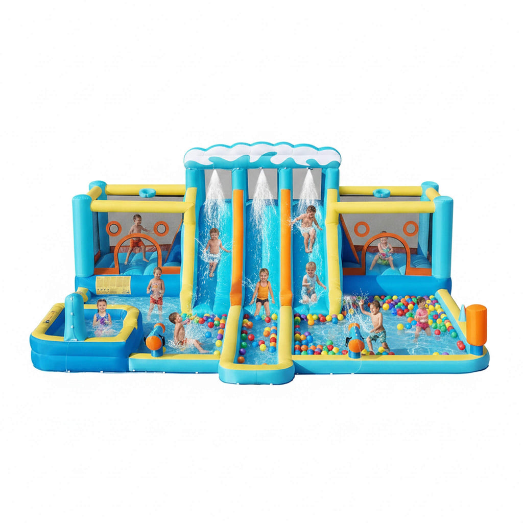 10-in-1 Inflatable Water Slide Bounce House With Blower (SAK26370) – SAKSBY WHOLESALE, view 12