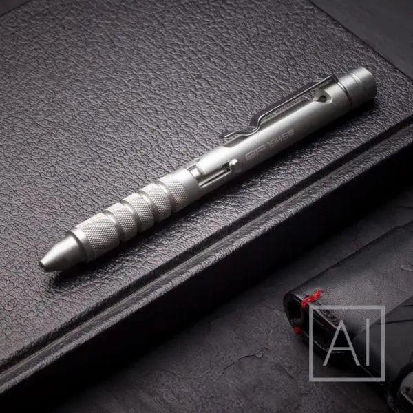 GPCA GP 1945 Bolt-Action Pen PRO — Titanium & Aluminum EDC — color detail