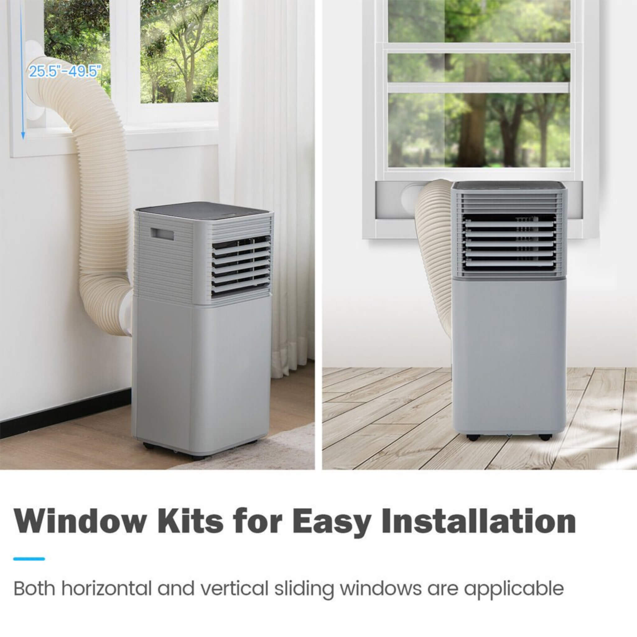 10K BTU Portable Room Air Conditioner Unit With Dehumidifier And Fan Mode (SAK30782) – SAKSBY WHOLESALE, view 10