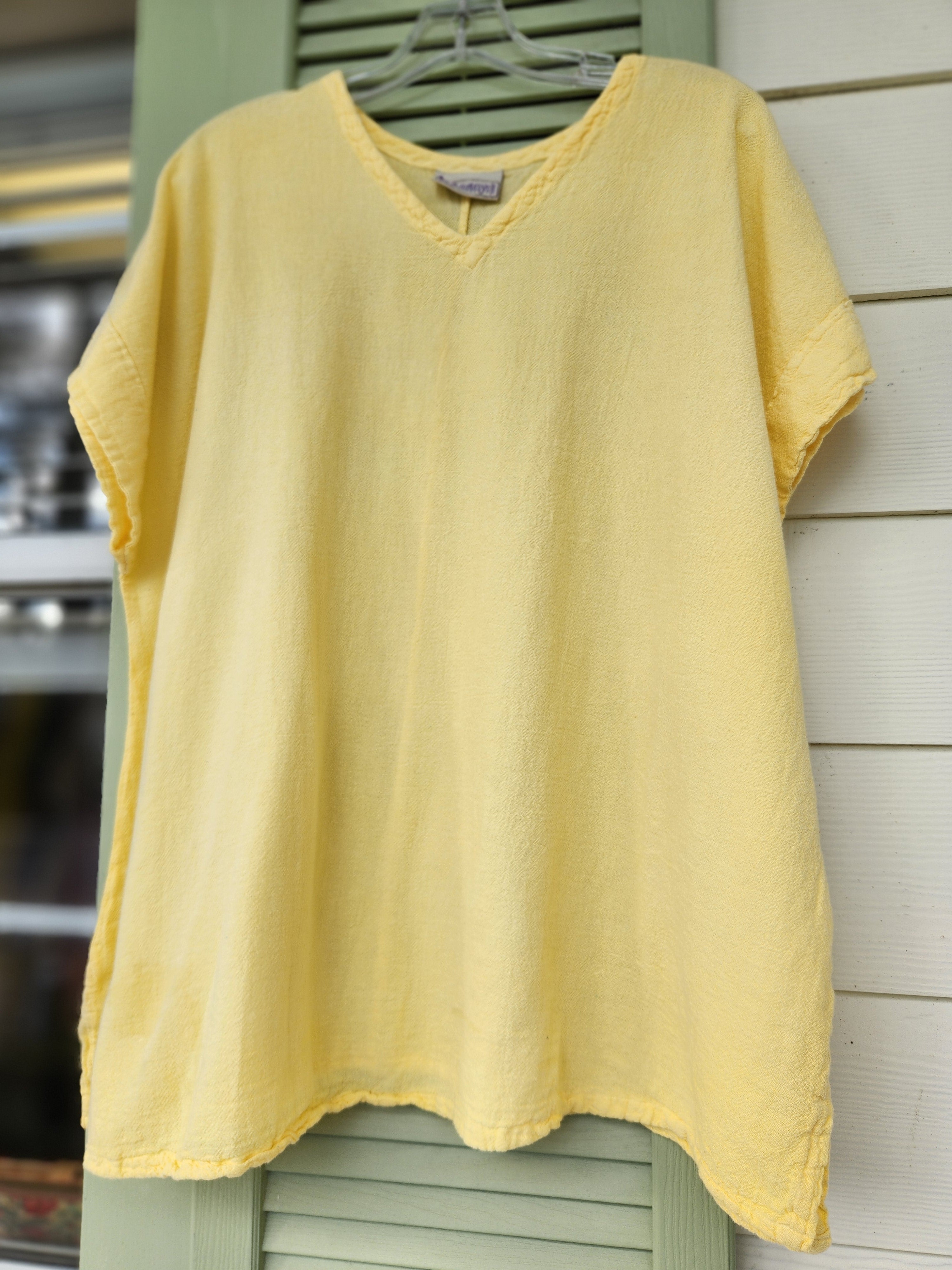 Carla 100% Cotton Gauze Top in OSFM Sale
