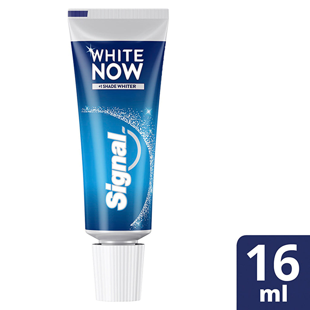 Signal White Now Toothpaste 16ml - Instant Whitening | Blue Light Technology
