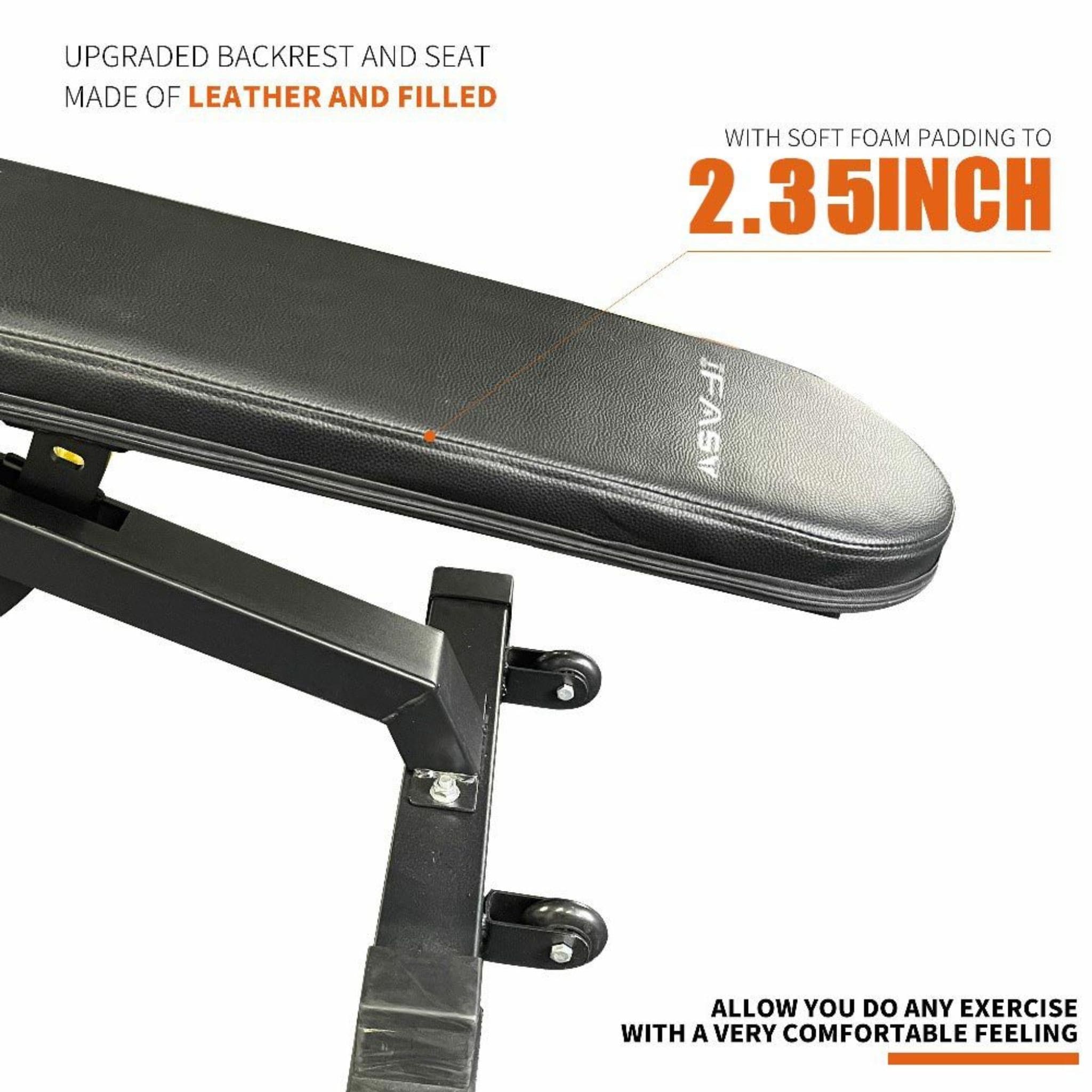 Rovix 1000LBS Multi-Functional Barbell Rack Squat Power Cage With Weight Bench (SAK35822) – SAKSBY WHOLESALE, view 13
