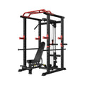 Rovix 1000LBS Multi-Functional Barbell Rack Squat Power Cage With Weight Bench (SAK35822) – SAKSBY WHOLESALE