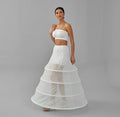 Hoop Skirt, Tulle Underskirt, Wedding Dress Underskirt, White Petticoat Skirt – Bridal Port