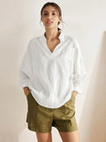 LINTICO Linen Oversized Fit Pocket Shirt ELOWEN — main product shot