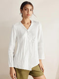LINTICO LINTICO 100% Linen Tie Cardigan Top DAKOTA — main product shot