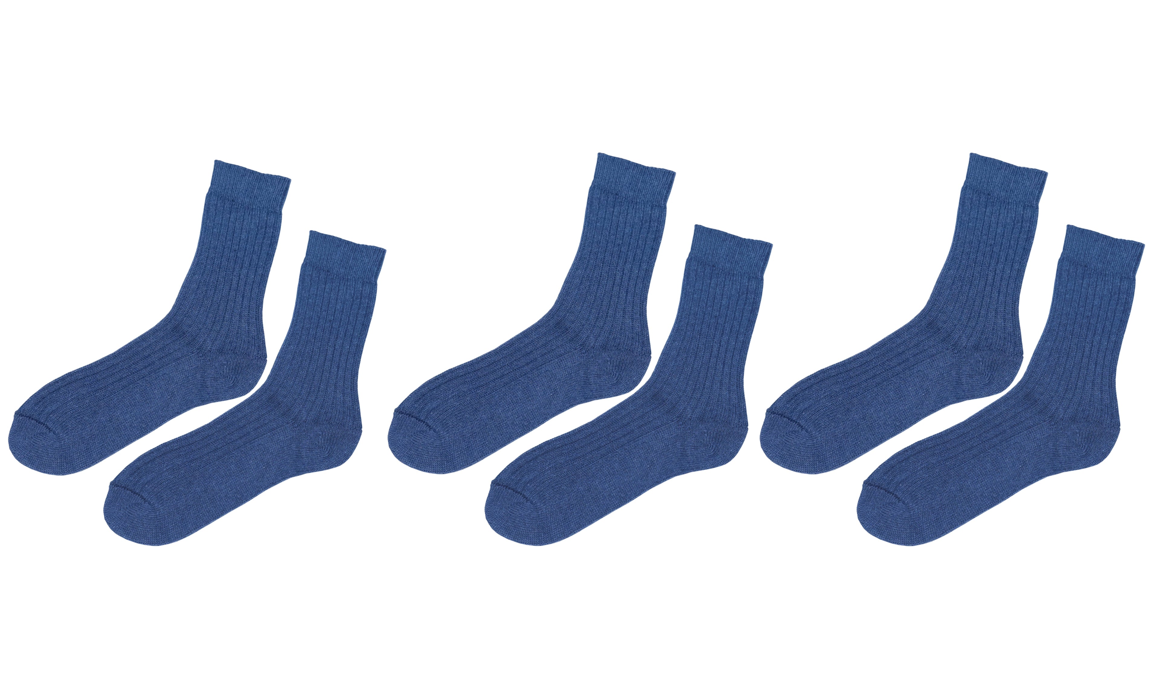 tittimitti tittimitti® 100% Women’s Organic Cotton Boot Socks 3-Pack – Thick Warm Winter Crew Socks (Made in Italy) — side vi