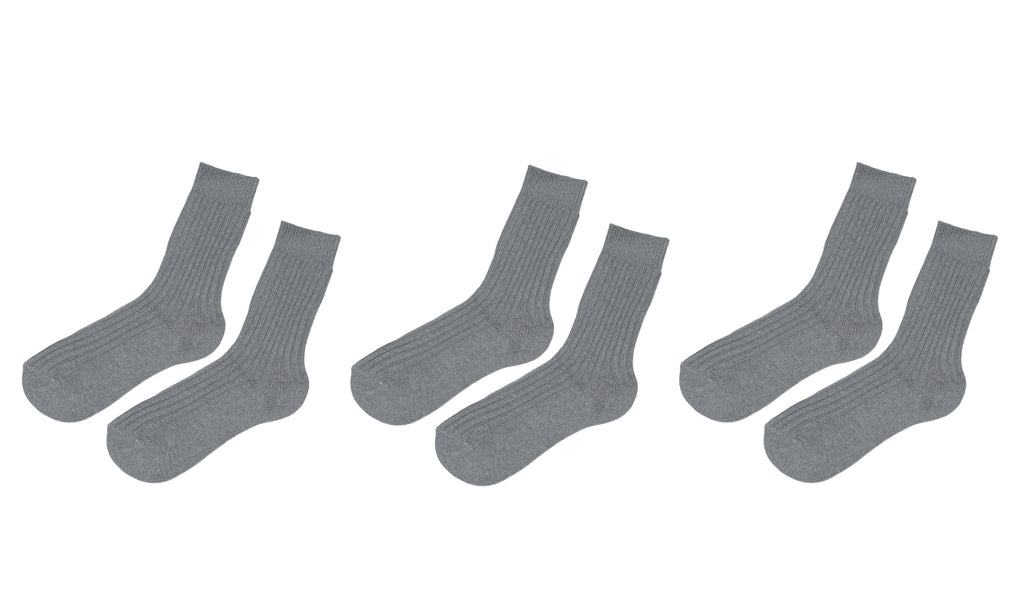 tittimitti tittimitti® Men’s 100% Organic Cotton Boot Socks 3-Pack – Thick Warm Winter Crew Socks (Made in Italy) — main prod